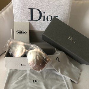 Christian Dior Rose Gold "Reflected" Sunglasses New in Box